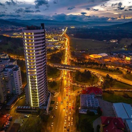 Apartmán The Sky Tower - Your Panoramic Life Kluž Exteriér fotografie